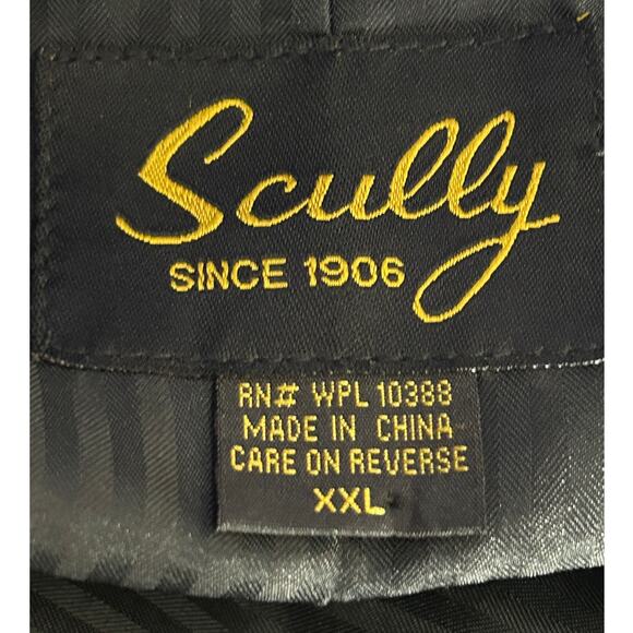 Scully Men's Range wear gray paisley and black western vest size xxl - Picture 6 of 7